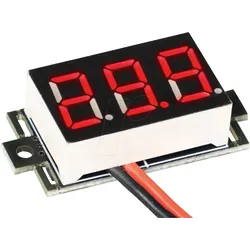 JOY-IT COM-VM01 - Mini-Digital-Voltmeter, LED, 3 Ziffern, 3 - 29,9 V DC