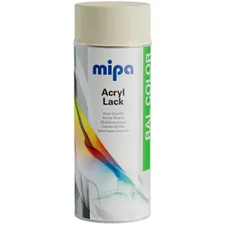 MIPA Acryllack RAL Color Farbspray 400ml RAL1015 - hellelfenbein