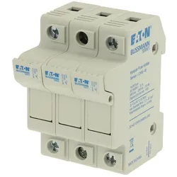 Eaton CHM3DU-M Sicherungshalter, Niederspannung, 32 A, AC 690 V, 10 x 38 mm, 3P, IEC, nicht-anzeigend MFH 10X38 3 POLE FUSE LINK CHM3DUM  - 4 Stück