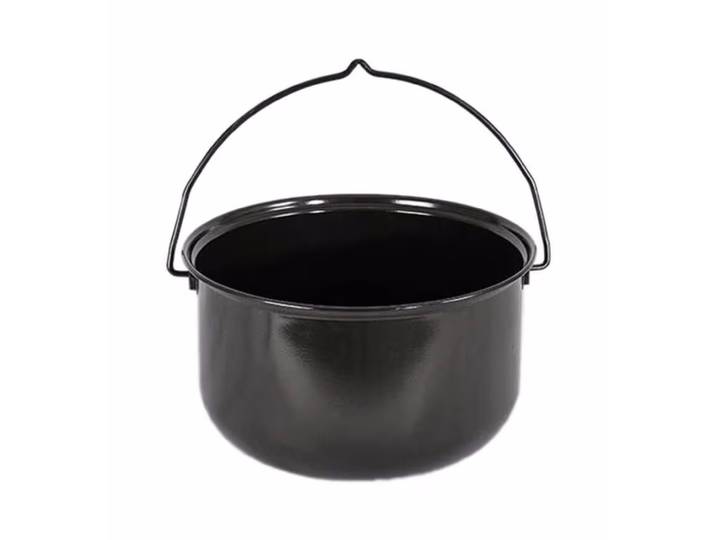 BBQ Dragon 752.162.00 Topf – Grill Ablage/Grill Rollwagen/Grill Erweiterung – schwarz