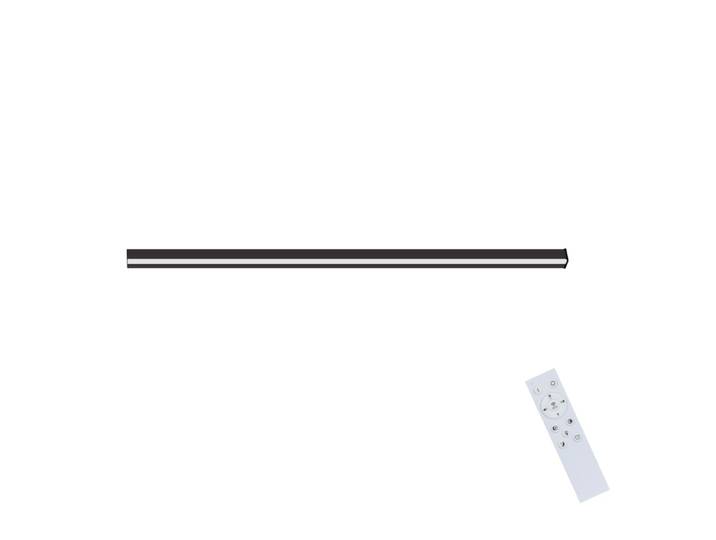 Applique murale en fer aluminium noir 2.5x4x100cm lot de 2 led 15w