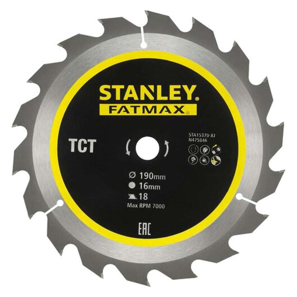 Stanley Kreissägeblatt NAIL 190x16x18Z (STA15370-XJ)