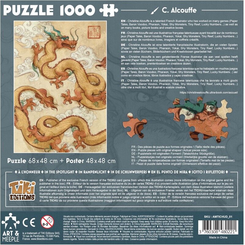 Puzzle 1000 pcs Tichu - Art&Meeple