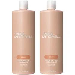 2L Paul Mitchell Color Protect Save Big (Shampoo 1000ml +Conditioner 1000ml)