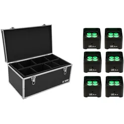 EUROLITE Set 6x LED TL-4 Trusslight + Case