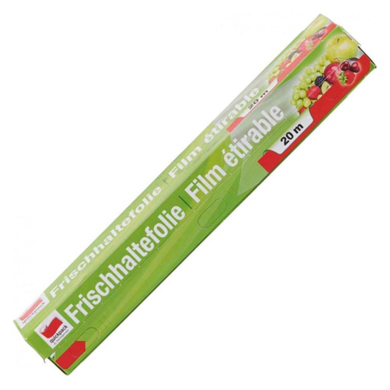 Quickpack Frischhaltefolie 29cm x 20m in Faltschachtel (1x) (60542)