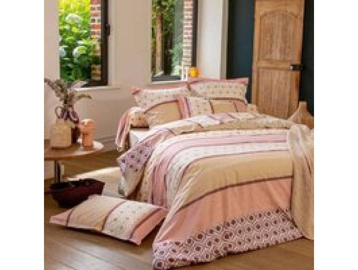 Taie de traversin coton Inouk rose