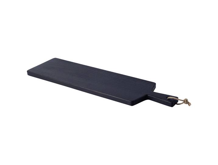 Servierplatte Nia schwarz Akazie Rechteckig B 58 cm - Servierplatte