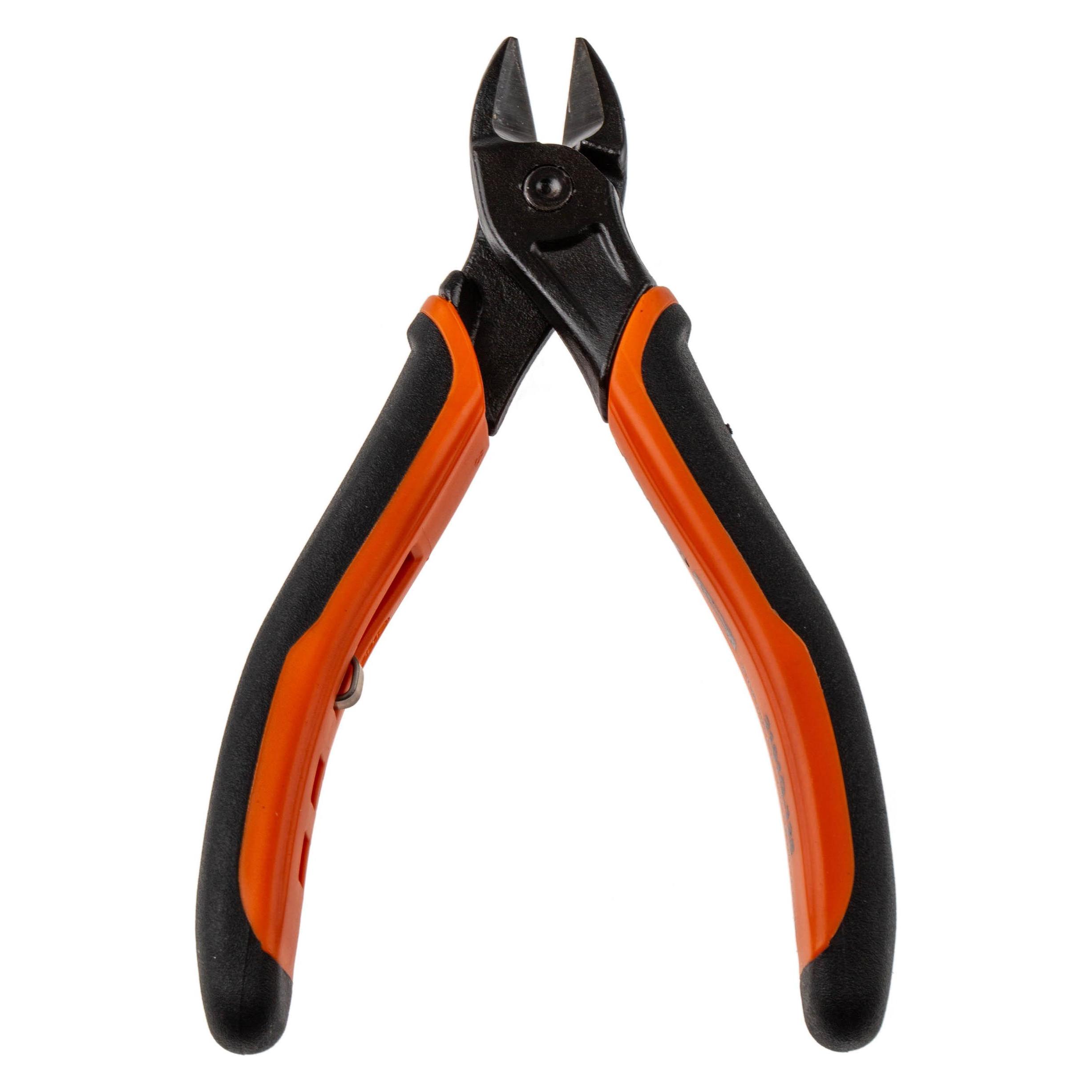 Bahco ERGO Seitenschneider mit Zwei-Komponenten-Griff, phosphatiert, 125 mm (125 mm) (2101G-125)
