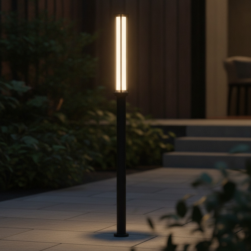 Lyora Solstice Design Tuinlamp Rond - Aluminium - Grijs/Zwart