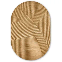 WANDBILD Struktur - Natur - Kunst - Rattan Deko Groß 80x120 cm