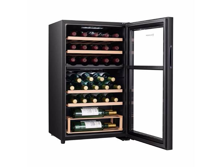 Climadiff CEPAGE33DZ Weinkühlschrank – Weinkühlschrank freistehend – schwarz