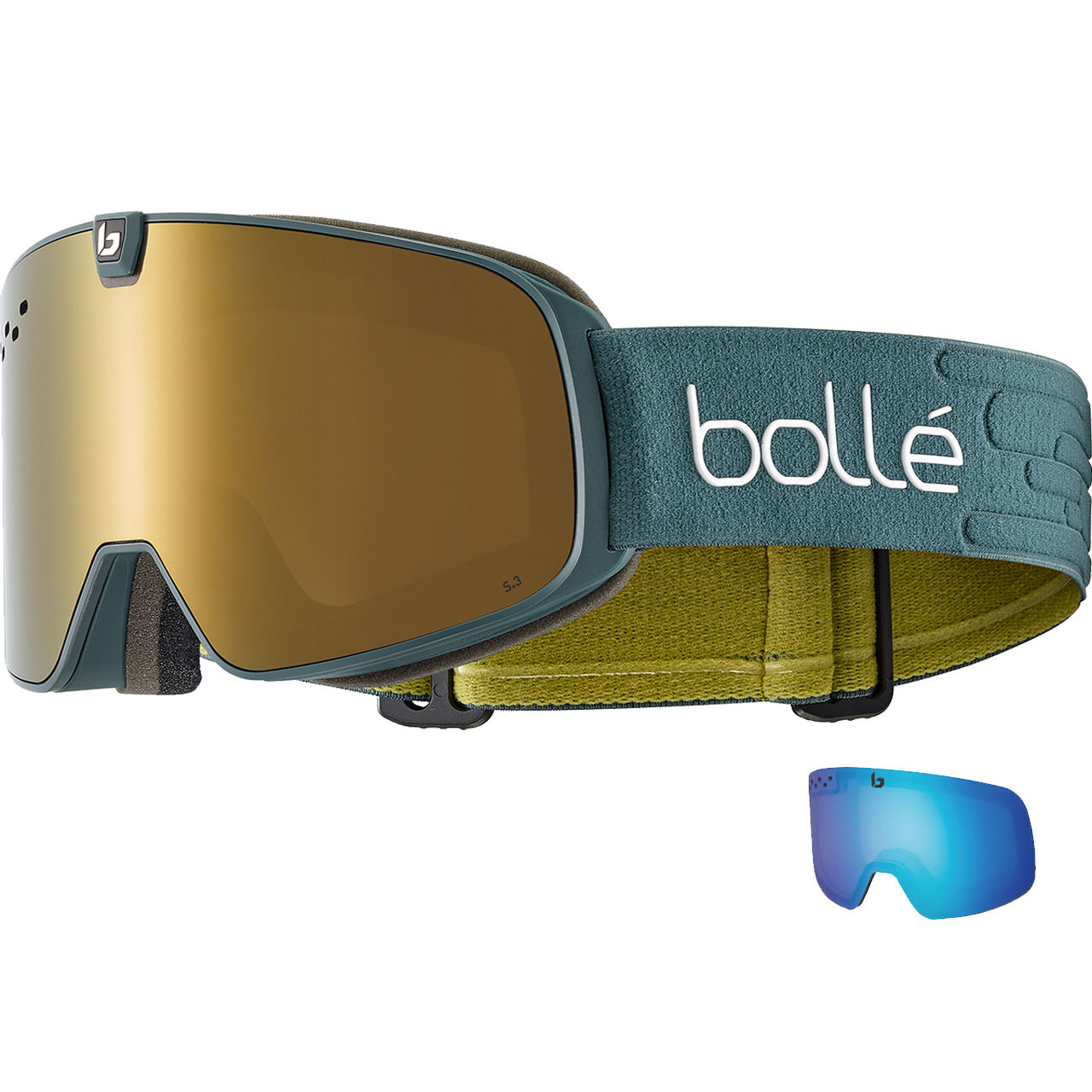 Bolle Nevada NEO teal matte Gold & Light Vermillon blue