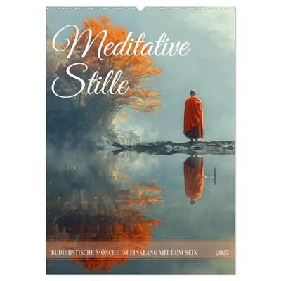 Meditative Stille (Wandkalender 2027 DIN A2 hoch), CALVENDO Monatskalender