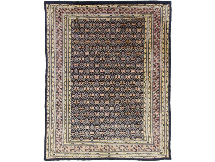 Indo Sarough Mir Teppich 198x248 Handgeknüpft Orientteppich Wolle
