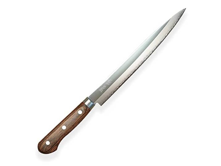 SXLAS-05 SUNCRAFT Senzo Clad Slicer/Universalmesser - Japanischer AUS-10 Stahl 3-Lagen & Hoher Kohlenstoff Stahl & Ergonomischer Griff, Klinge 240 mm