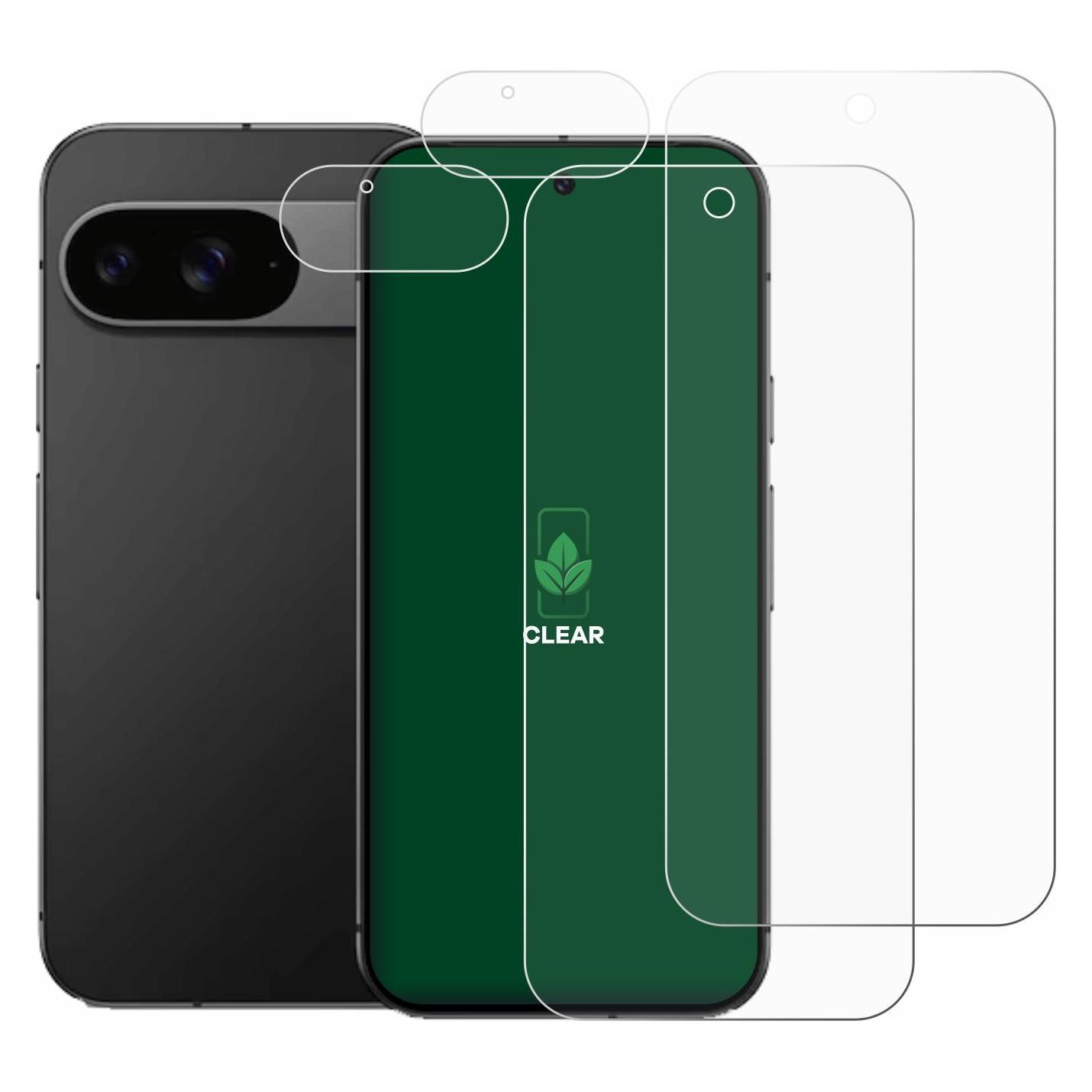 ScreenLeaf Schutzfolie für Google Pixel 9 (Display+Kamera) Displayschutz Display Schutz Folie Klar Transparent (Google Pixel 9) (6156016)