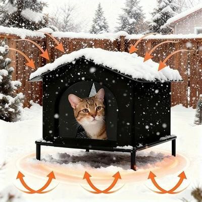 Uplift Essentials Insulated Outdoor Pet Shelter With Internal Foil Lining Insulated Outdoor Pet Shelter With Internal Foil Lining