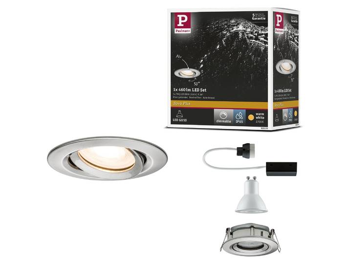Paulmann LED Einbauleuchte Nova Plus Einzelleuchte schwenkbar