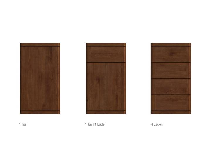 Kommode „Diana“ Kernbuche Dunkel 50 cm Massivholz Buche Dunkel