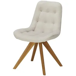 smart Stuhl  Rico , creme , Maße (cm): B: 55 H: 84 T: 61.0
