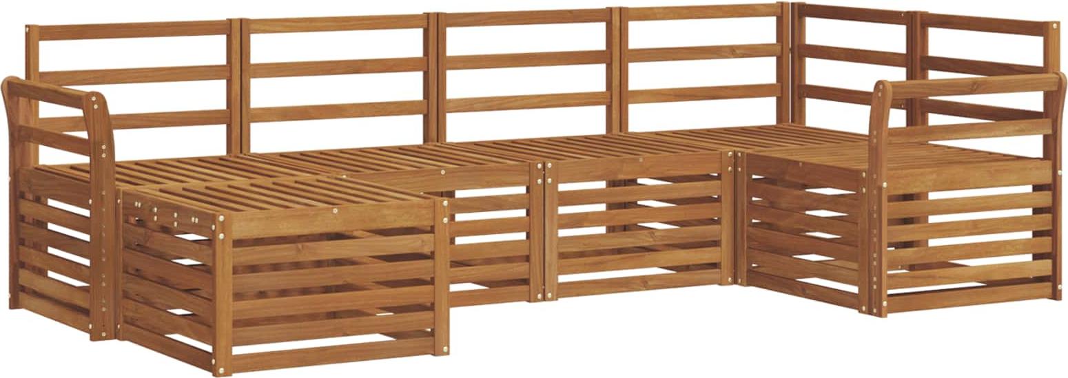 Ecksofa Set 6 pcs Natur