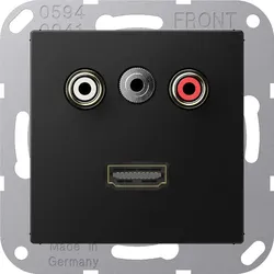 Jung Multimedia-Anschlusssystem MA A 1082 SWM