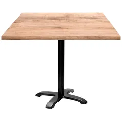 RestooTab - Tisch Bazila 90x90cm Dekor Tanin natural