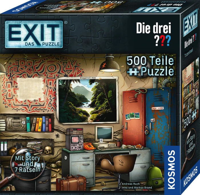 Kosmos EXIT - Das Puzzle: Die drei ??? Toteninsel (500 Teile)