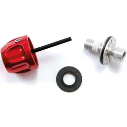 RockShox Einstellknopf für Charger silber / rot
