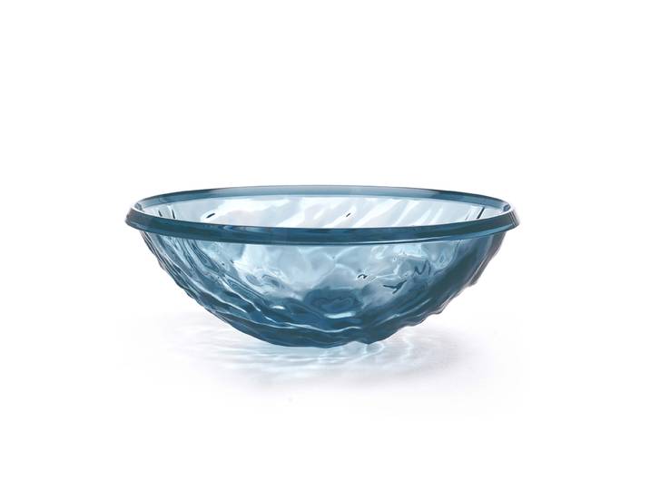 KARTELL coupe MOON (Bleu - PMMA transparent)