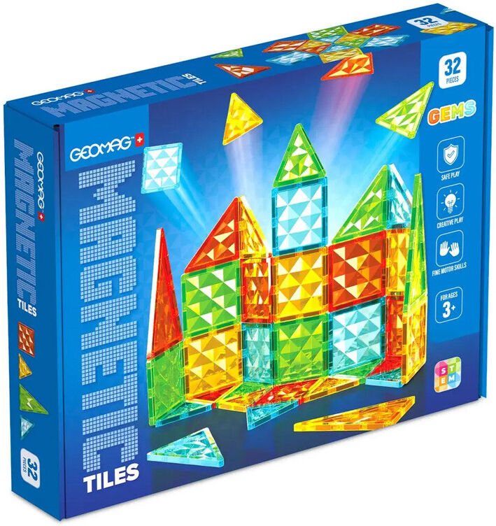 Magnetic Tiles Gem 32 pcs - Geomag