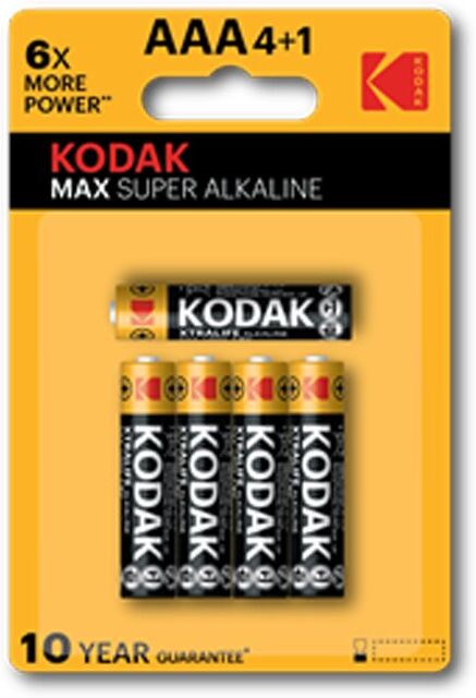 PILHA KODAK AAA XTRALIFE (4+1)