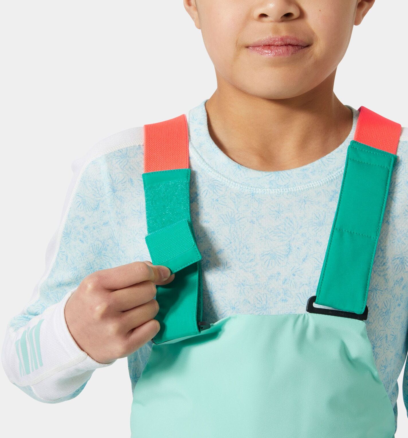 Helly Hansen Girls' Stellar Ski Bib Pants - Green - 12