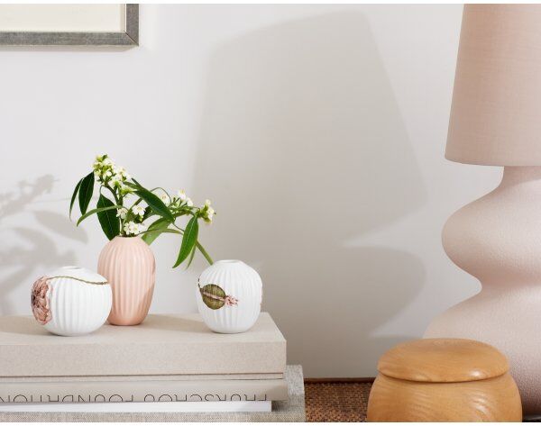 Kähler Hammershøi Poppy Vase Miniature, 3 Stk.