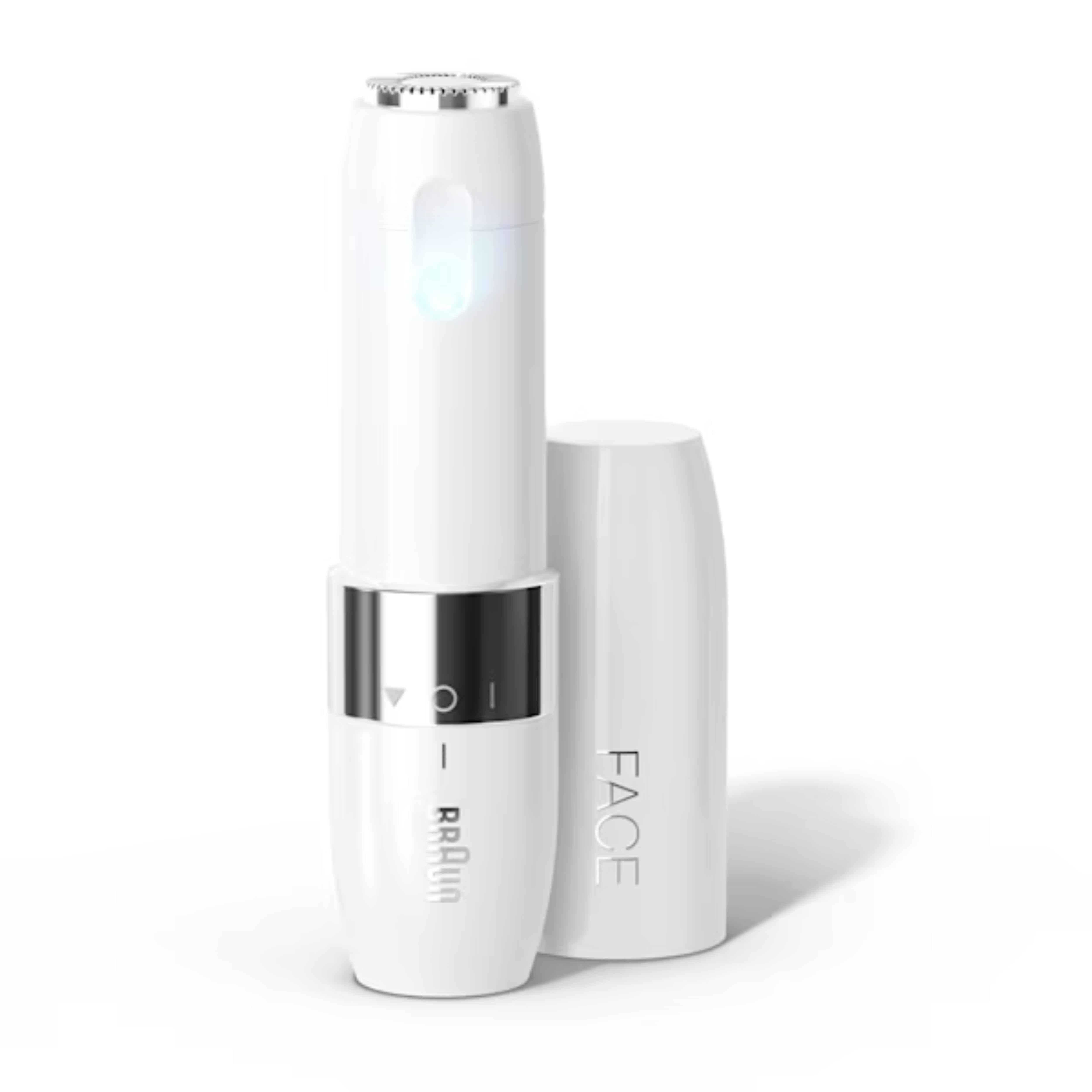Braun FS1000 Mini-Gesichtshaarentferner mit Batterie weiß