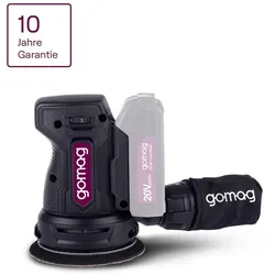 Gomag Akku-Exzenterschleifer GO-EXS125 20V Schleifgerät Schleifteller 125mm