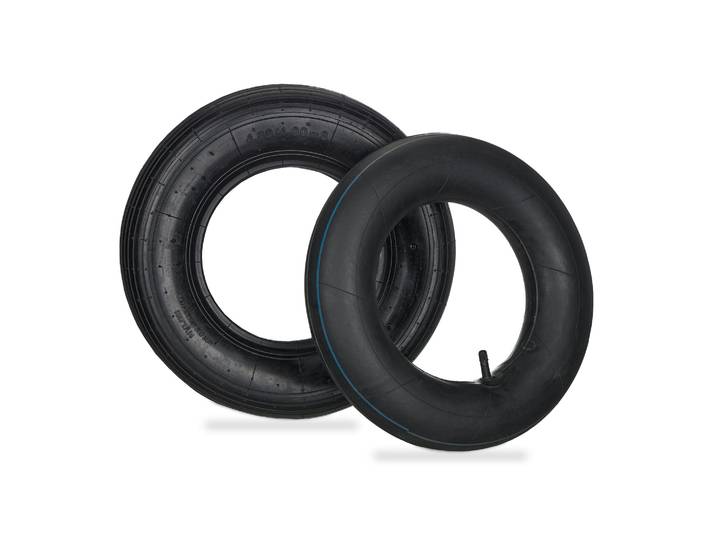 Schubkarrenrad mit Schlauch Schwarz