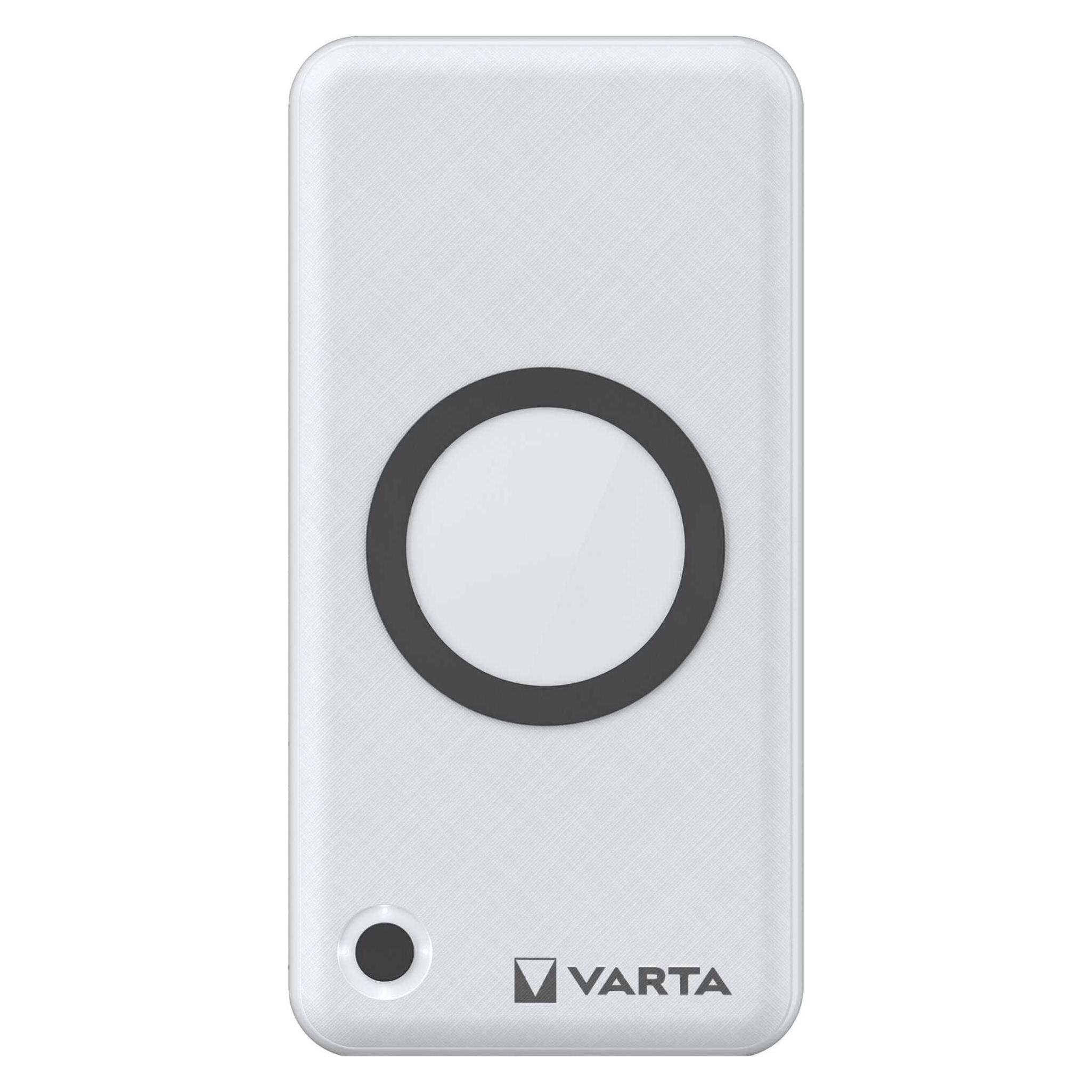 Varta Wireless Power Bank + Ladekabel (15000 mAh, 20 W, 55.50 Wh) (57908101111)