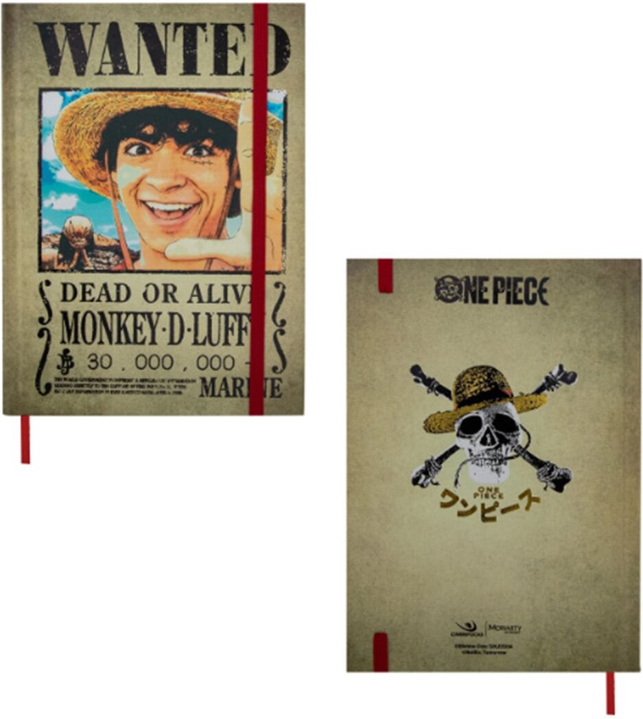 CNR Cuaderno A5 prem Wanted One Piece.