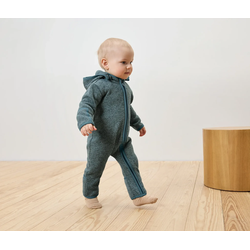 Tchibo - Baby-Strickfleece-Overall - Baby - Gr. 62/68 - grün