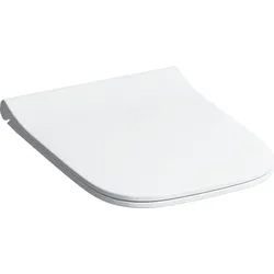 Geberit Smyle WC-Sitz, eckig, schmales Design Sandwichform, weiß