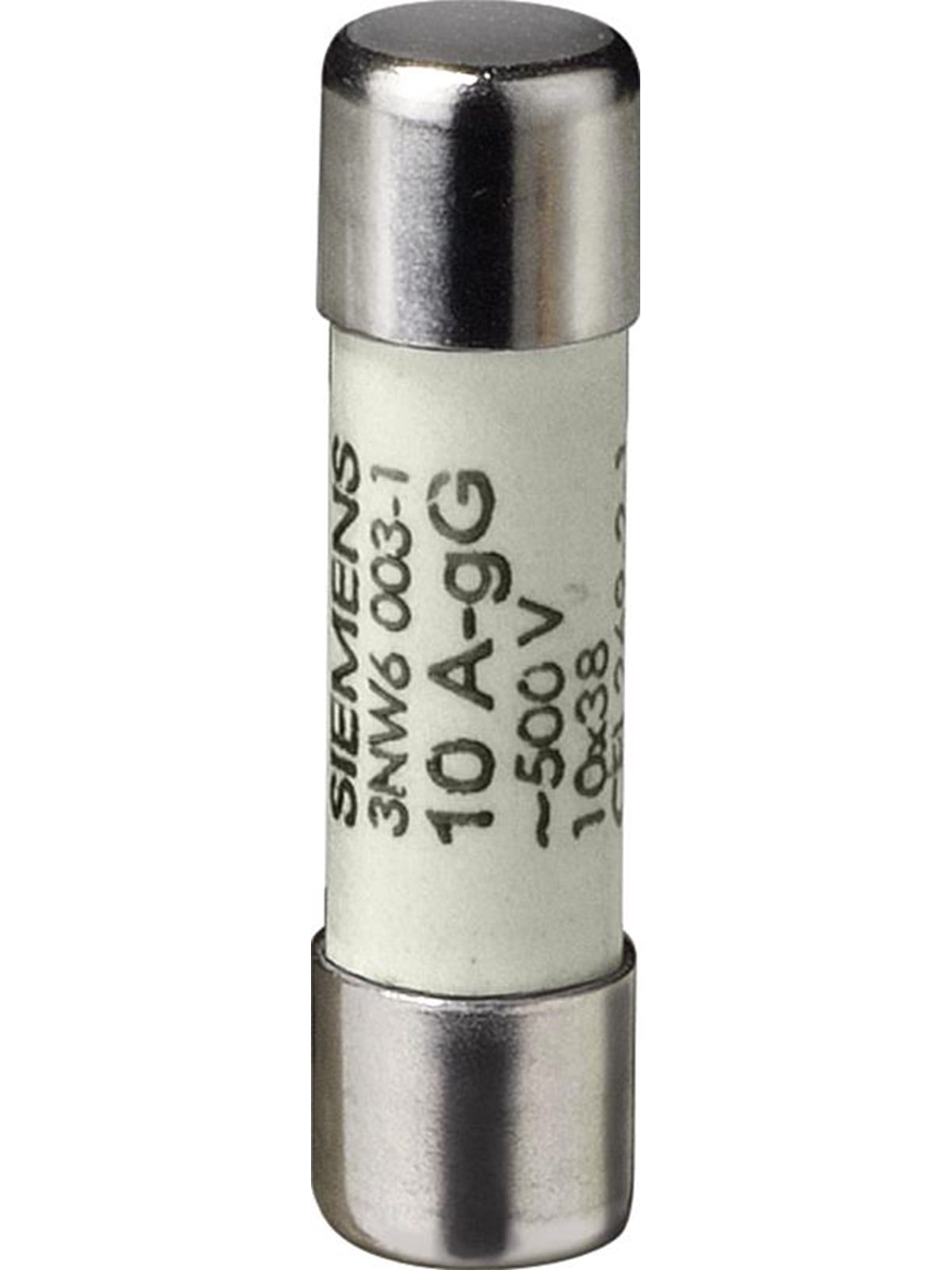Siemens Cylindrical fuse gg 10x38mm 500v 4a 3nw6004-1