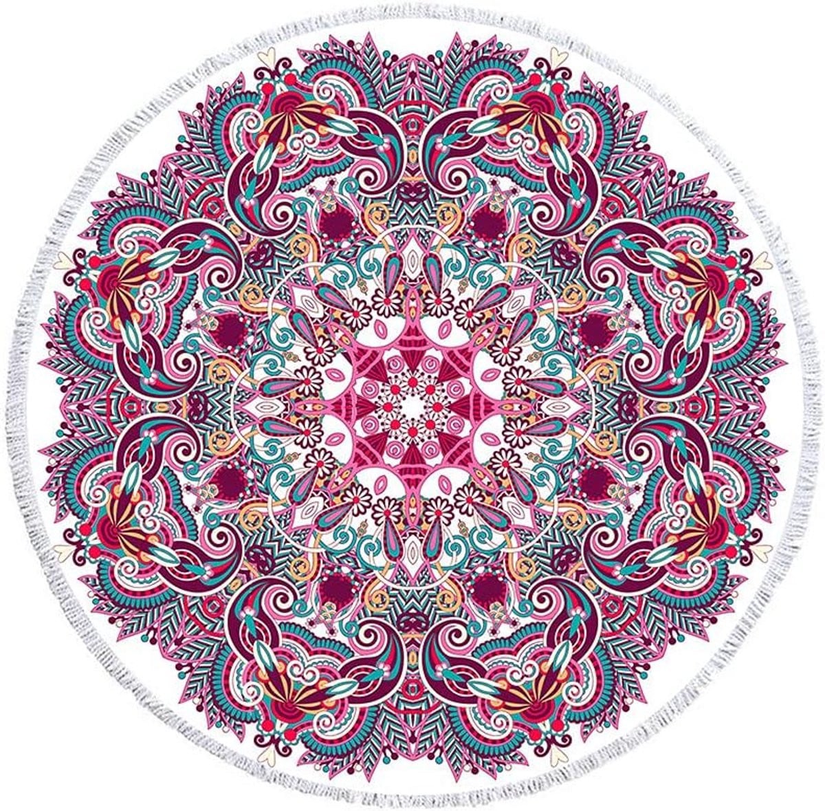 Rond Bohemian Mandala Strandlaken voor volwassenen
