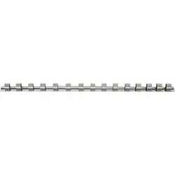 Aufsteckschiene mit 15 Clips 12,5mm (1/2")