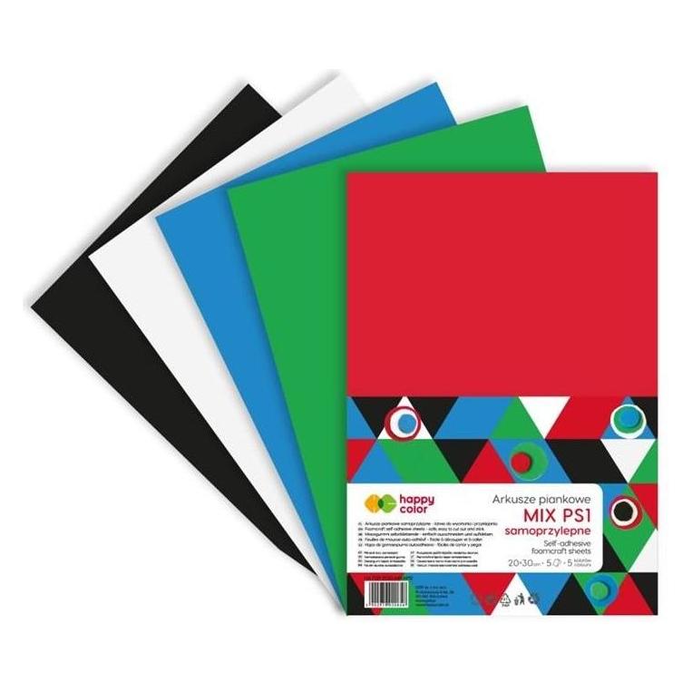 Happy Color A4 Schaumstoffplatten 5 Stück Mix P1 (5x) (48020614)