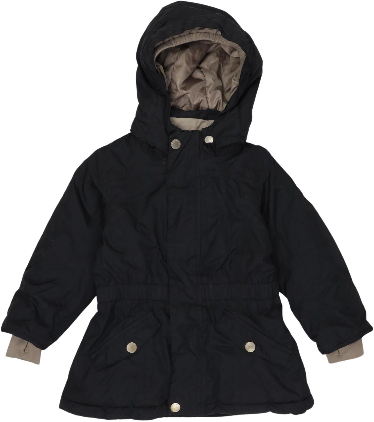 Mini A Ture Mädchen Jacke oder Mantel, Marineblau, Gr. EU 98, Synthetik - Second Hand