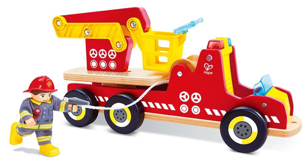 Hape Brandweerwagen met sirene en verlichting