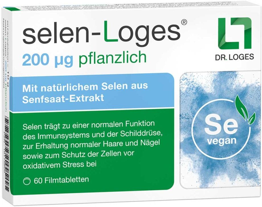 Selen-loges 200 µg Pflanzlich Filmtabletten