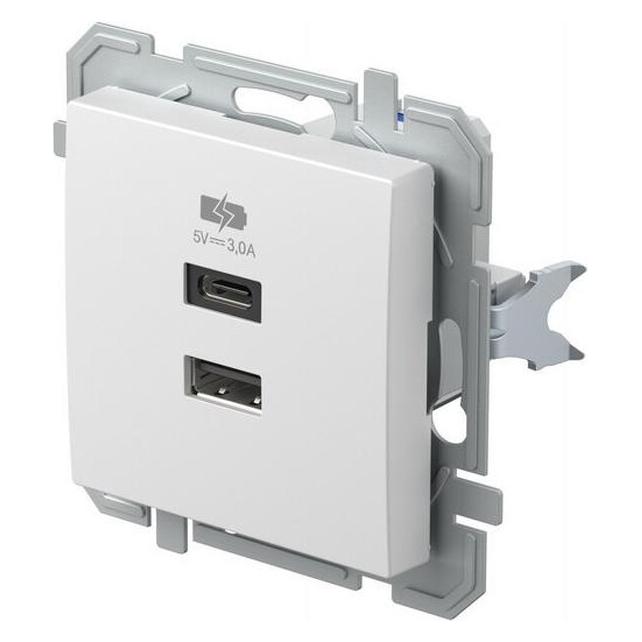 TEM USB STECKDOSE A/C 5V 3,0A PW (EQ68PWXO-U)